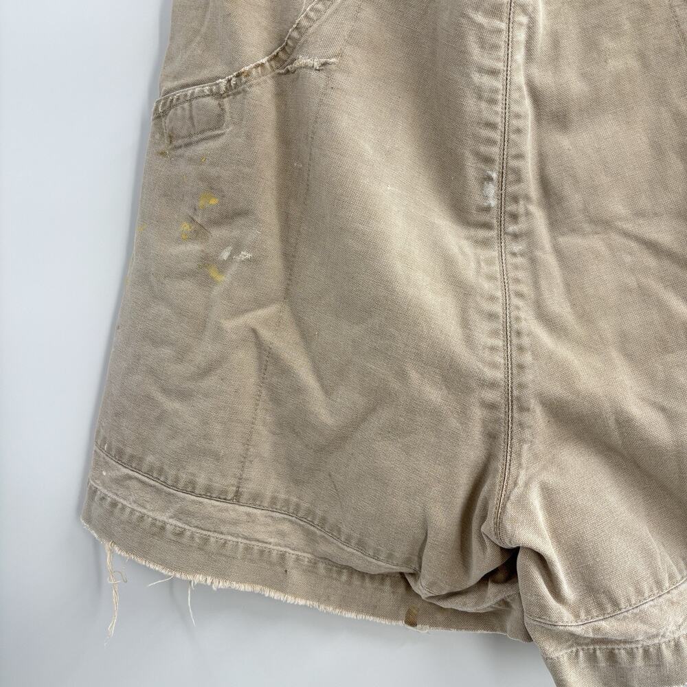 Vtg Patagonia Shorts Mens 36 Thrashed Stand Up Patched Holes Distressed - Picture 13 of 13